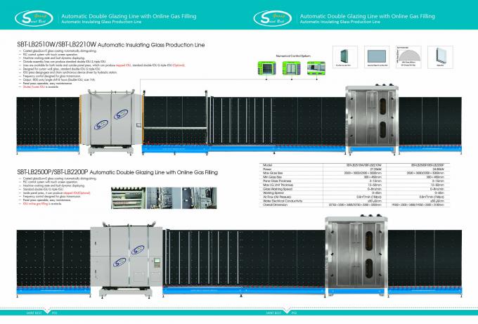 Multi Functional Insulating Glass Production Line / Automatic Insulating Glass Equipment