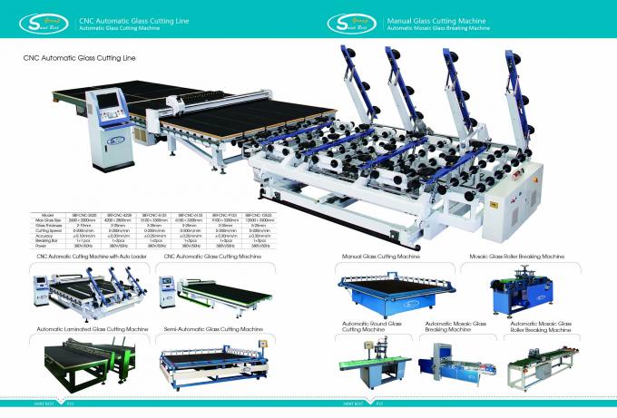 Linear Cut Semi - Automatic Glass Cutting Equipment , Glass Cutter Machine CE